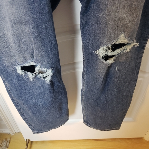 NWT plus size Old Navy Rockstar Super Skinny ankle length distressed jeans - Picture 2 of 7